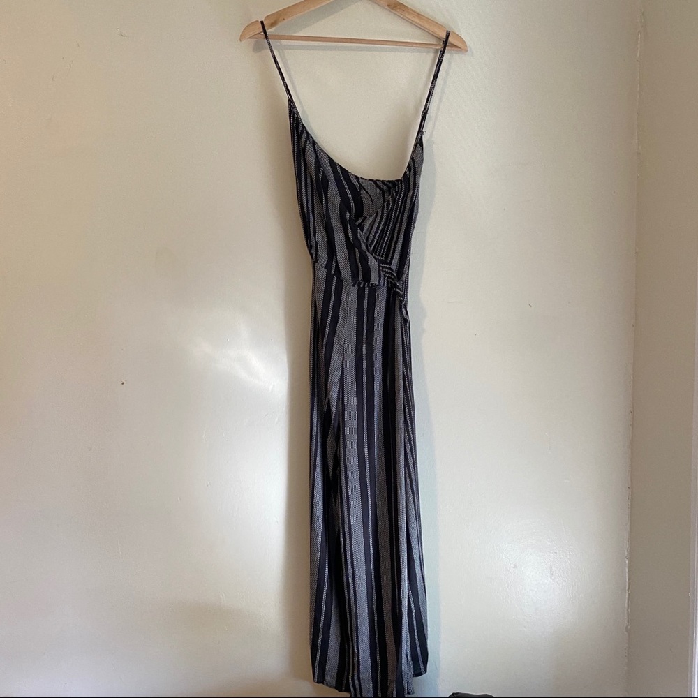 Dress Forum Jumpsuit Front Wrap Around Size M
